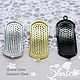 КР3 Коннектор с голубыми камнями. Корейская фурнитура. Коннекторы. Shatonshop. Ярмарка Мастеров.  Фото №5