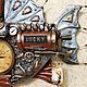 Часы рыба"LUSKY" в стиле стимпанк. Часы классические. steampunkclock777. Ярмарка Мастеров.  Фото №4