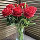 Букет бордовых роз из полимерной глины, Букеты, Волгоград,  Фото №1