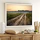 Order  Russian nature autumn landscape with road, Poster on the wall. Rivulet Photography (rivulet). Livemaster. . Pictures Фото №3