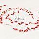 Очень длинные серьги из красных кораллов "Морская стихия", Earrings, Yaroslavl,  Фото №1