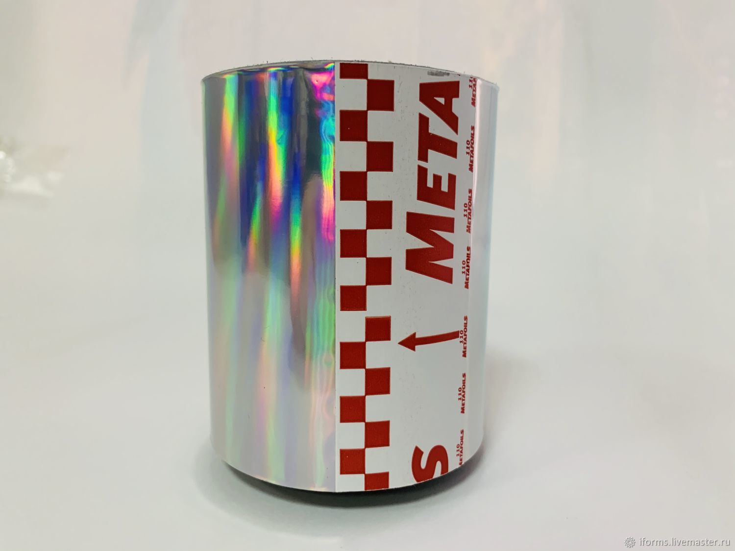 Фольга голография серебро Metafoils 110 50мм x 125м в интернет-магазине ...