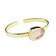 Quartz bracelet, pink stone bracelet 'Rose gold', Bead bracelet, Moscow,  Фото №1