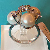 Copy of Copy of Ring with Baroque pearls "Athena"