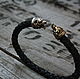 Bracelet made of genuine leather Bear, Bead bracelet, Volgograd,  Фото №1