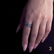 Украшения handmade. Livemaster - original item A set of rings: Set of three rings 925 silver. Handmade.