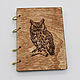 Order Notebook with wooden cover on rings. semejnaya-masterskaya-bambuk. Livemaster. . Notebooks Фото №3