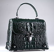 Сумки и аксессуары handmade. Livemaster - original item Women`s bag made of genuine Siamese crocodile leather IMA0607VG1. Handmade.
