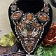 Заказать КОЛЬЕ винтажное "Осеннее равноденствие". Колье на шею. BroshPoli&Jewelry Эксклюзив от Елены. Ярмарка Мастеров. . Колье Фото №3