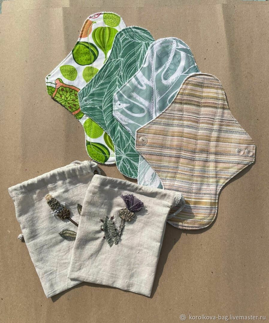 Многоразовые прокладки в интернет-магазине на Ярмарке Мастеров | Трусы ...