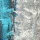 Синяя Абстракция Серая картина с бирюзовым акцентом. Картины. Марина Скромова Интерьерные картины. Ярмарка Мастеров.  Фото №5
