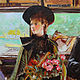 Oil painting 'in an omnibus car' G. W. Joy, 75-55 cm. Pictures. Zhanne Shepetova. Online shopping on My Livemaster.  Фото №2