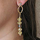Earrings with rauchtopaz and citrine, smoky quartz earrings gift. Earrings. Irina Moro. My Livemaster. Фото №5