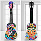 Укулеле "Фрида Кало"- гавайская гитарка. Укулеле (гавайская гитара). Guitar & Ukulele art Studio. Ярмарка Мастеров.  Фото №4