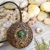 Украшения handmade. Livemaster - original item Bagdad Fairy Tale pendant made of polymer clay. Boho pendant.. Handmade.