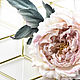 Flowers made of Rose fabric 'Souvenir de Malmaison', Headband, Samara,  Фото №1