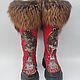 Felted Leopard Boots. High Boots. wool gifts. My Livemaster. Фото №5