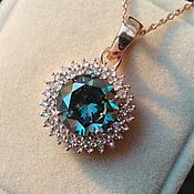 Украшения handmade. Livemaster - original item Pendant with a diamond 
