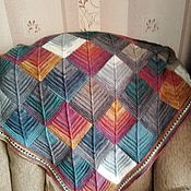 Аксессуары handmade. Livemaster - original item The shawl in the technique of patchwork Fairy forest. Handmade.