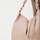 Заказать Сумка Мешок Хобо фиолетовая кожаная - Сумка Мешок Шоппер из кожи. Bags by Katerina Klestova (kklestova). Ярмарка Мастеров. . Сумка-мешок Фото №3