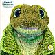 Order Froggy. AnnieIKnitToys. Livemaster. . Stuffed Toys Фото №3