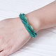 Multi-row volumetric bracelet of sea wave color. Bead bracelet. Aliento-jewerly (alientojewelry). My Livemaster. Фото №4