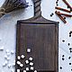 Cutting Board ' Pigtail'. Wood ash. color charcoal. Cutting Boards. derevyannaya-masterskaya-yasen (yasen-wood). My Livemaster. Фото №6