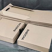 Материалы для творчества handmade. Livemaster - original item Folding box with logo, packaging for clothes, box, box. Handmade.