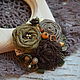 Brooch textile "Mojito". Brooches. Sokolova Julia, handmade jewelry. My Livemaster. Фото №6