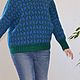 Двусторонний женский джемпер. Джемперы. Мария. Вязаное тепло. Ярмарка Мастеров.  Фото №4