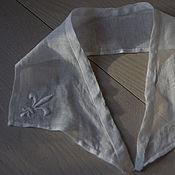 Винтаж: Антикварная салфетка с вышивкой French Knot