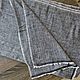 Серый кашемировый шарф рисунок-елочка. Шарфы. IndianBoho. Ярмарка Мастеров.  Фото №4