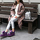 Boots women's 'LILAC DREAM' for the street. Valeshis. Валенки DENISENKOBRAND - подарят незабываемые эмоции. Online shopping on My Livemaster.  Фото №2