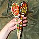 Wooden spoons Painting on wood, Ware in the Russian style, Zmeinogorsk,  Фото №1