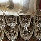 Заказать Винтаж: Большие антикварные бокалы, хрусталь, Франция. Brocante chez Alla. Ярмарка Мастеров. . Стаканы винтажные Фото №3
