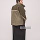 Order Art.4623 Jacket fur combined with the waterproof fabric khaki. MilaMi. Livemaster. . Outerwear Jackets Фото №3