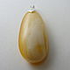 Amber pendant 'whiteout', K-369, Pendants, Svetlogorsk,  Фото №1