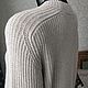 Джемпер в стиле Loro Piana. Джемперы. VSknitting. Ярмарка Мастеров.  Фото №7