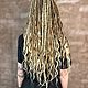 Крючковые русые де дреды кудри косы комплект. Дреды. Holydreads. Интернет-магазин Ярмарка Мастеров.  Фото №2