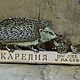 Магнит ручной работы "Карелия. Ёжики". Магниты. Ремёсла Карелии. Интернет-магазин Ярмарка Мастеров.  Фото №2