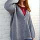  женский кардиган вязаный бирюзовый из шерсти. Кардиганы. AccessoriesWool мягко и комфортно. Ярмарка Мастеров.  Фото №7