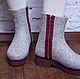 Felted boots Pomegranate juice. Boots. Keleynikova Heavenly Cozy. Online shopping on My Livemaster.  Фото №2
