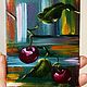 Author's miniature oil painting 'Life binding' 10/15, Pictures, Moscow,  Фото №1