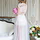 Order Powdered boudoir dress " Biscuit". Designer Valentina Polli. Livemaster. . Negligee & Lingerie Фото №3