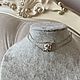 ZA Колье-Чокер Бульдог ( серебро, серные бриллианты). Чокер. JEWELRY VINTAGE (jjewelryvintage). Ярмарка Мастеров.  Фото №6