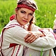 Костюм славянский "Мира". Costume Slavic "Peace.". Одежда женская. Бохиня. Любовь Фартушная.. Интернет-магазин Ярмарка Мастеров.  Фото №2