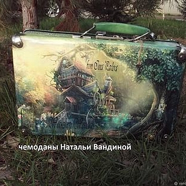 Куклы и игрушки ручной работы. Ярмарка Мастеров - ручная работа Чемоданчик для лесных фей. Handmade.
