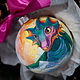 Елочный шар "Дракоша", подарок 2024, год дракона, Елочные игрушки, Люберцы,  Фото №1