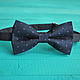 Tie Monsieur / bow tie dark blue, groom's bowtie. Ties. Respect Accessories. Online shopping on My Livemaster.  Фото №2