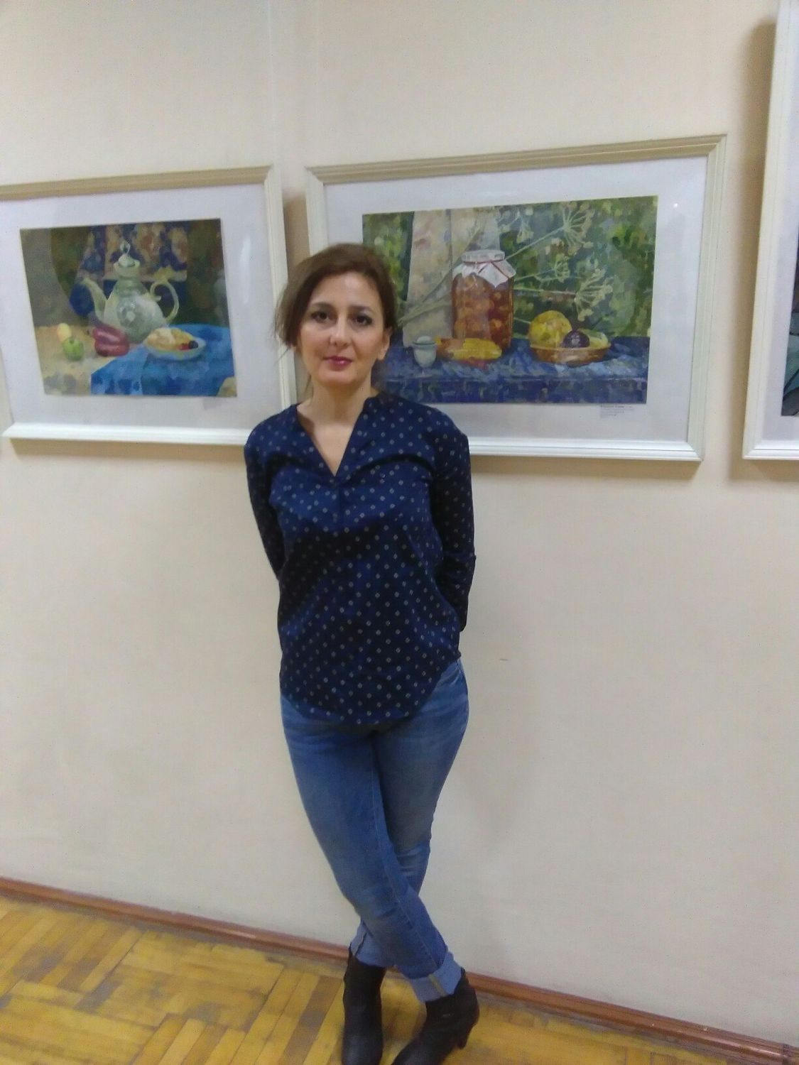 Я на каком то спектакле в театре была. 